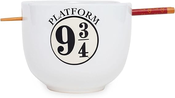 Harry Potter Hogwarts 20oz Ceramic Ramen Bowl Set