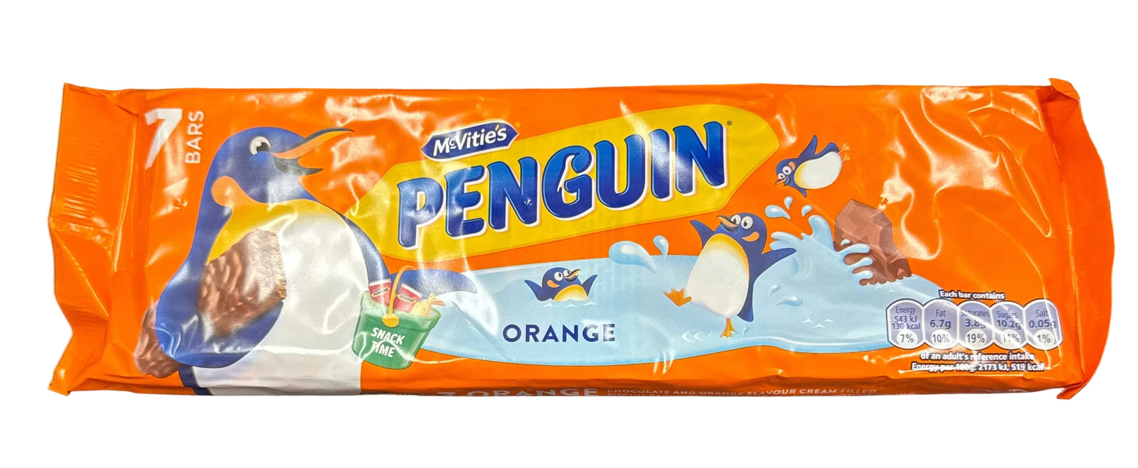 MCVITIE'S PENGUIN Orange 7 PACK