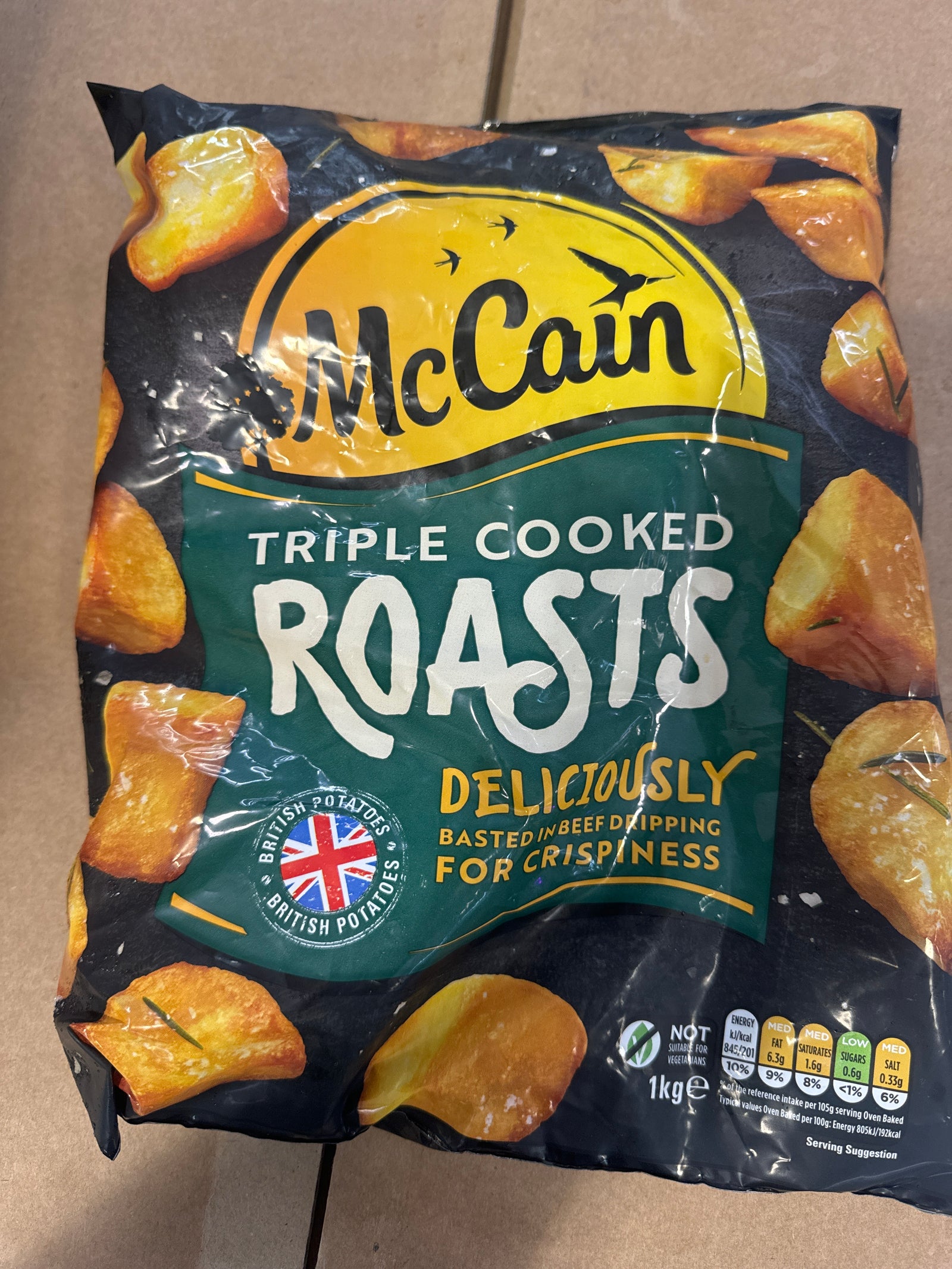 Mccain Triple Cooked Roasts 1.0kg