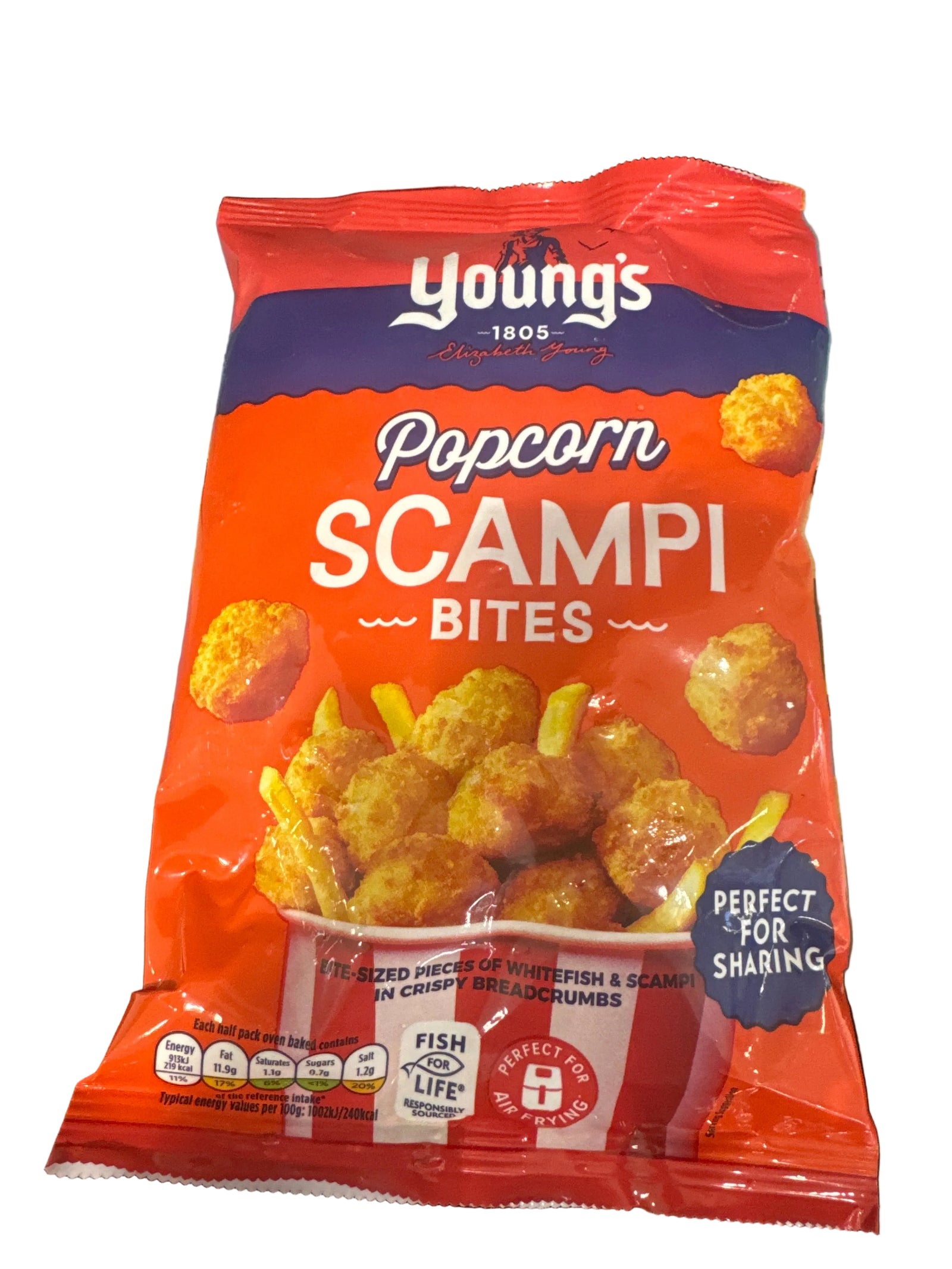 Youngs popcorn Scampi BitesFROZEN