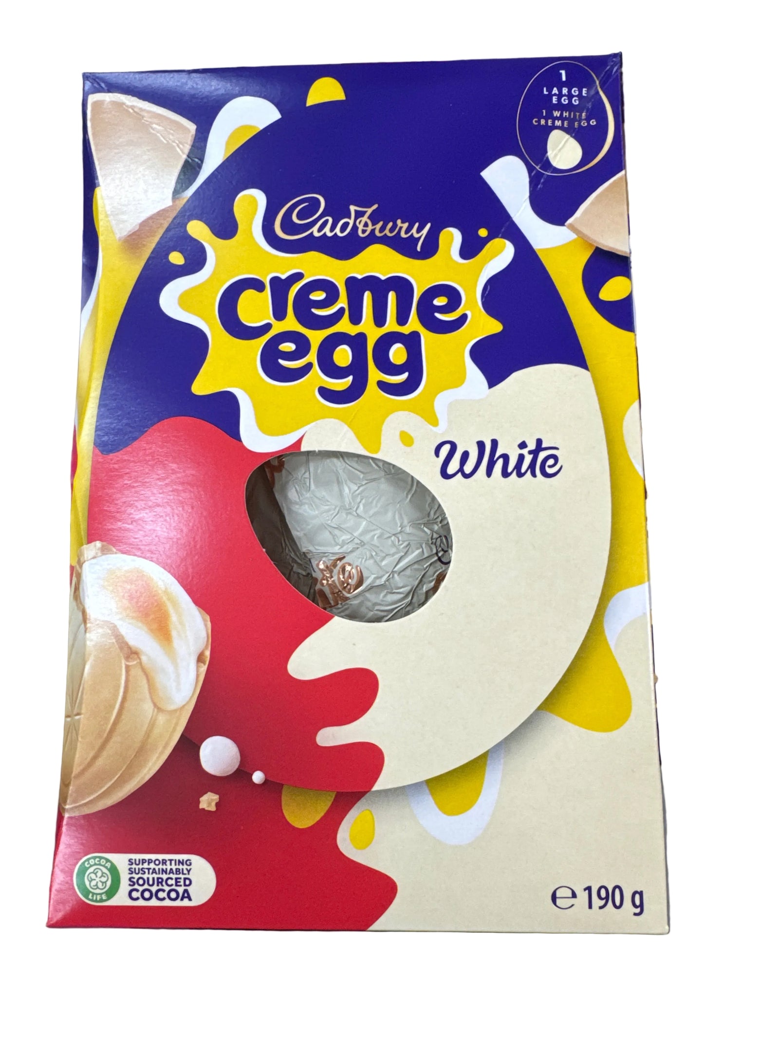 Cadbury Creme Easter Egg white 190g 20% Discount