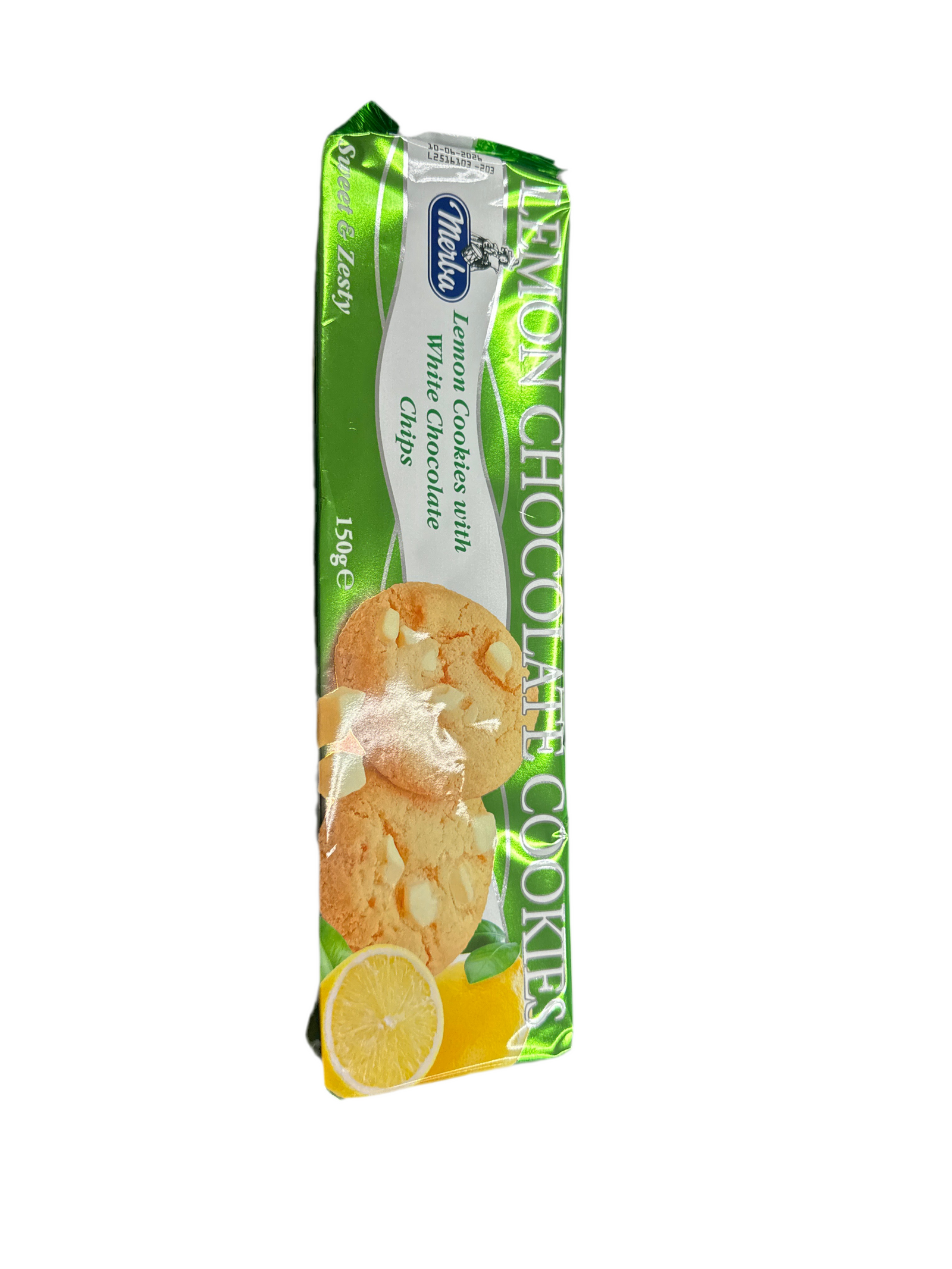 Merba Lemon white chocolate Cookies 175g