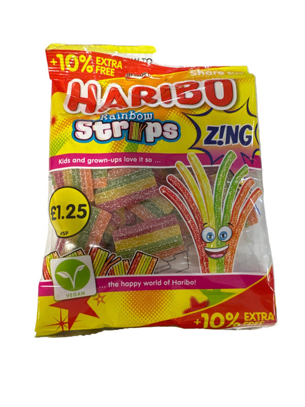 Haribo Rainbow Stripes 143g - Little taste of home
