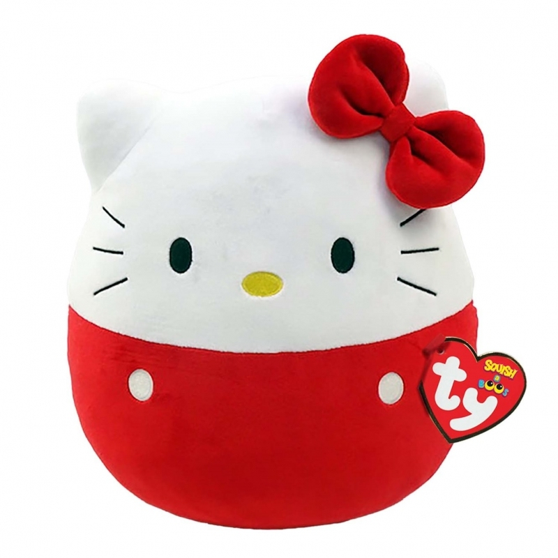 TY SQUISH 10″ Hello Kitty Red