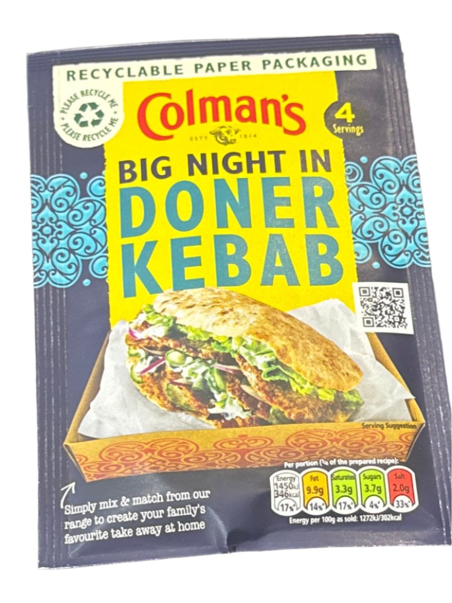 Colmans Doner Kabab 38g