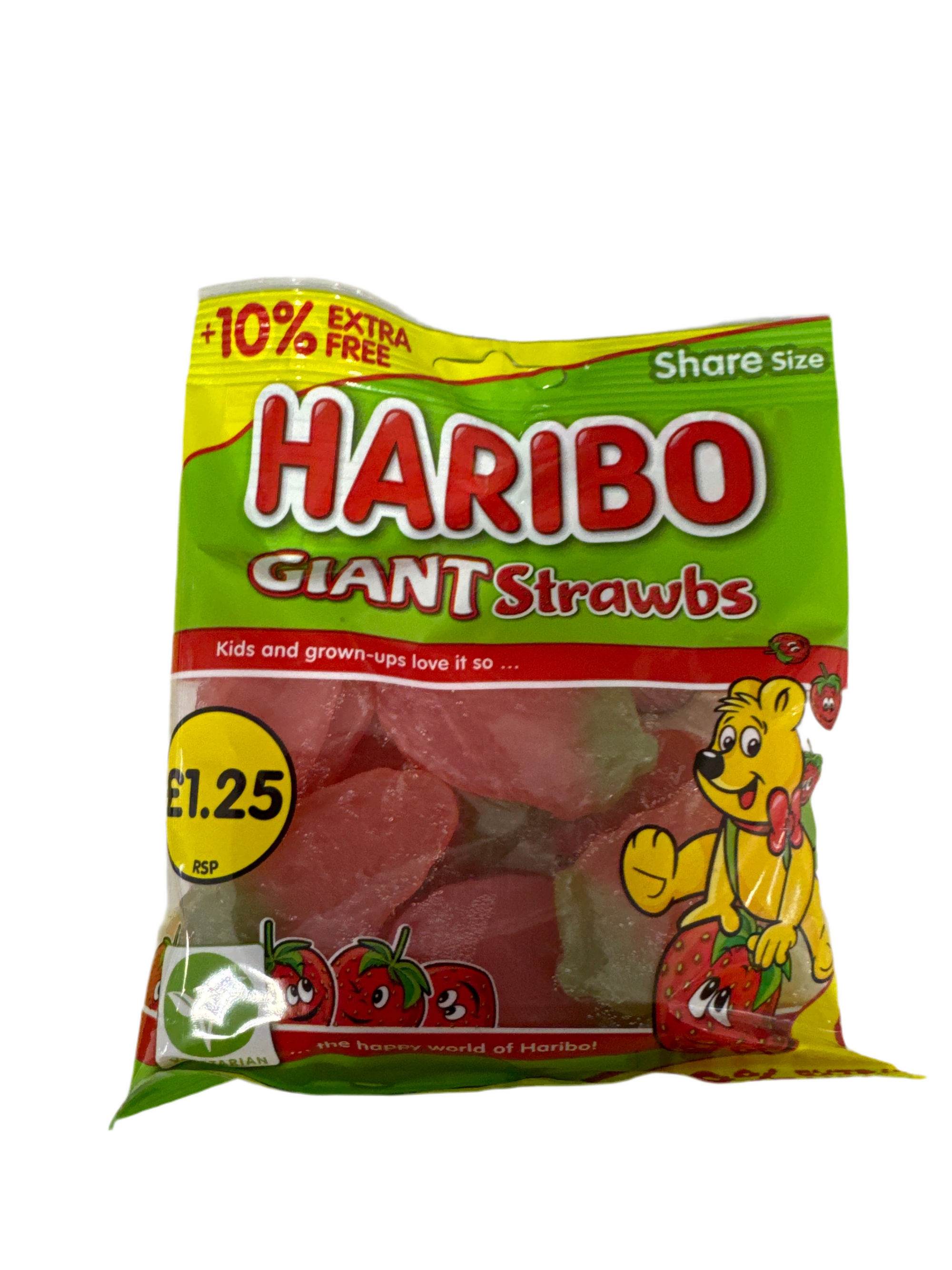 Haribo Giant Strawbs 154g