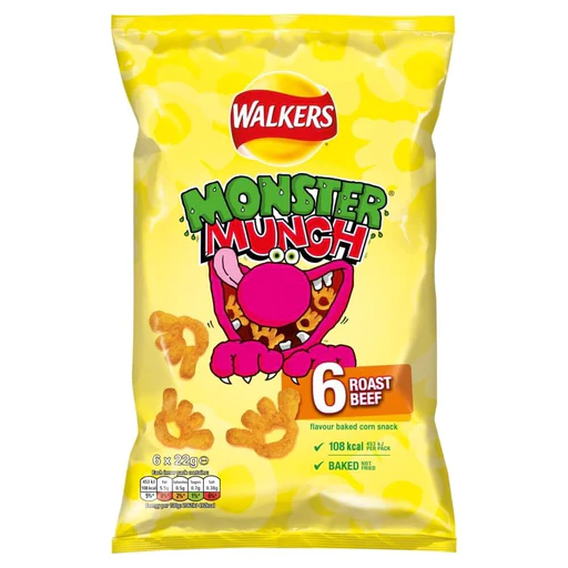 Monster Munch Roast Beef 6 Pack