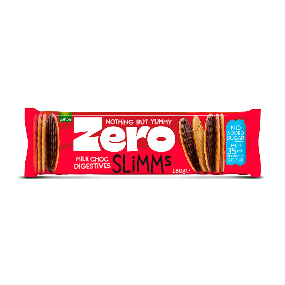 Gullion Zero Slimms Milk Choc Digestives 150g