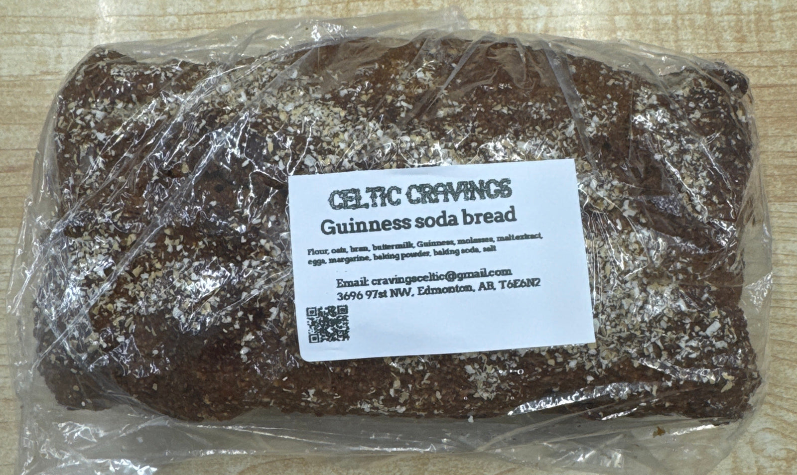 Celtic Cravings Guinness soda Bread 900g Loaf