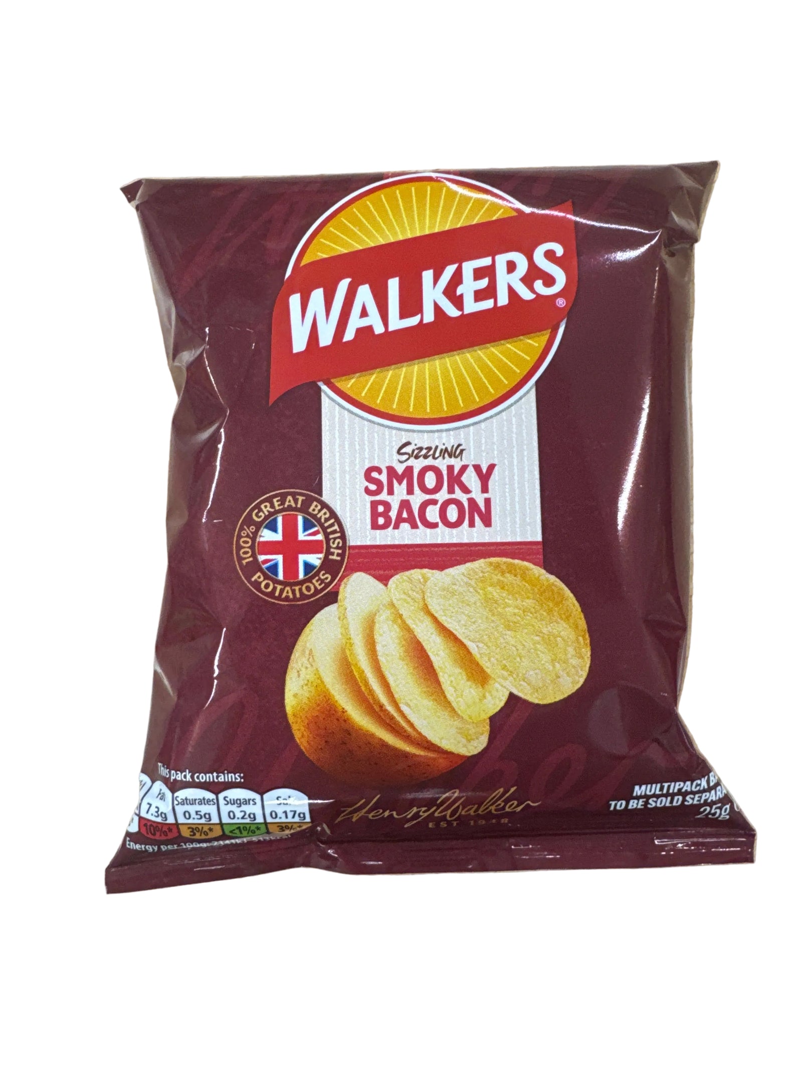 Walkers Smoky Bacon single 25g