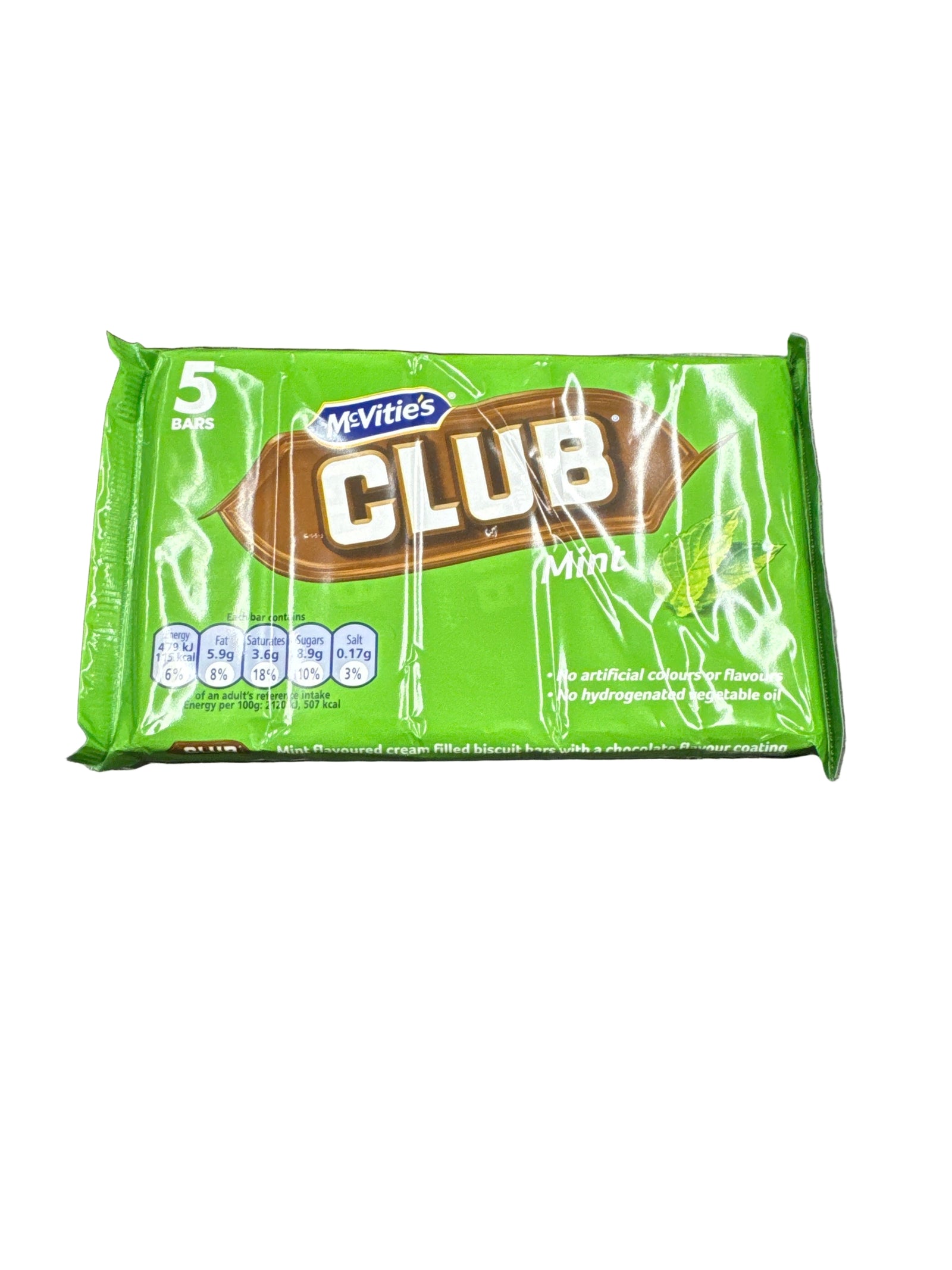MCVITIE'S CLUB MINT 5 PACK