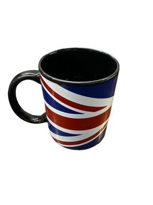 Union Jack Mug black Boxed