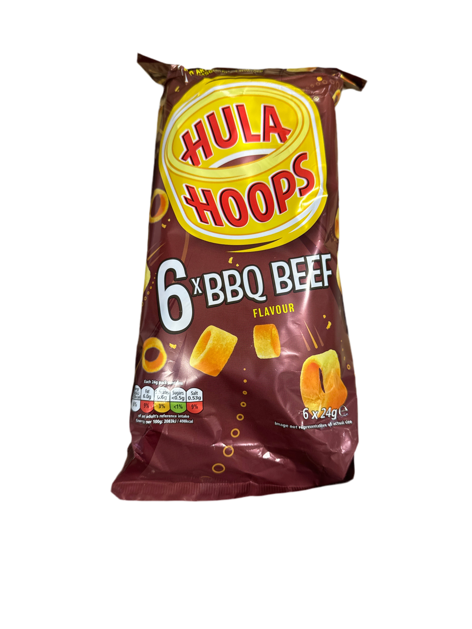 Hula Hoops BBQ Beef 6 pack