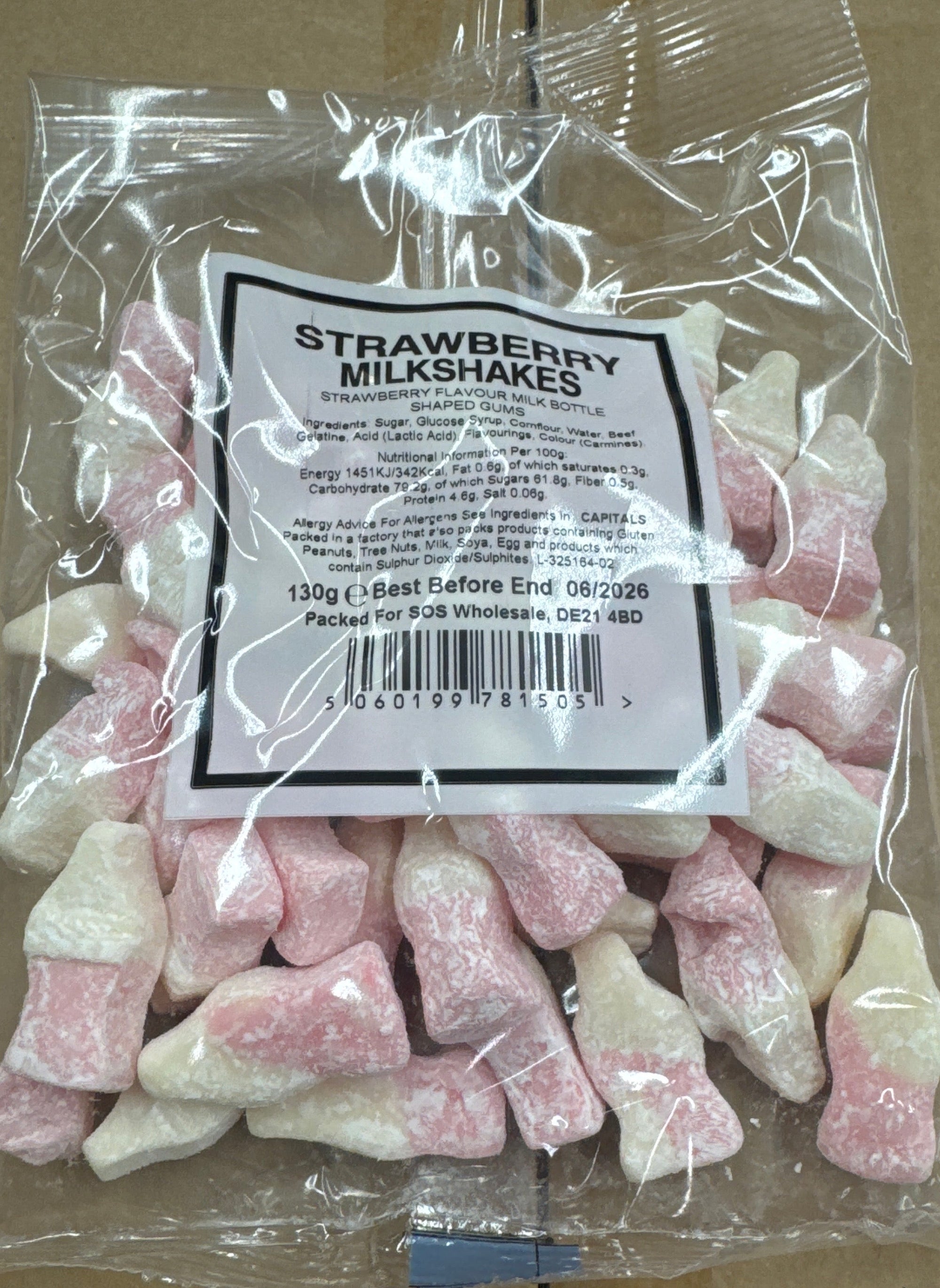 Bumper Bags Milkshakes 130g