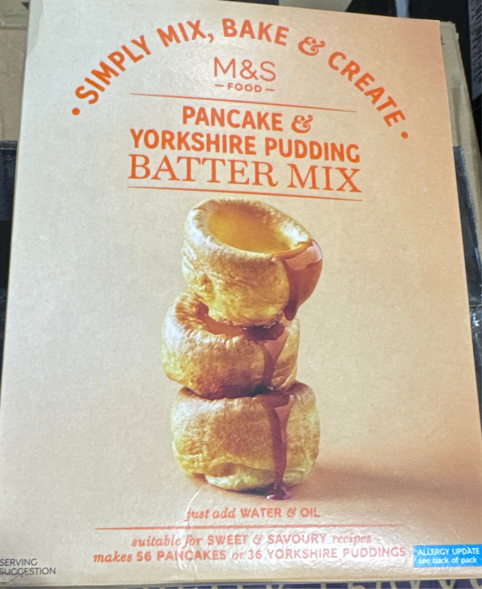 Mark & Spenser Yorkshire Puddings 200g