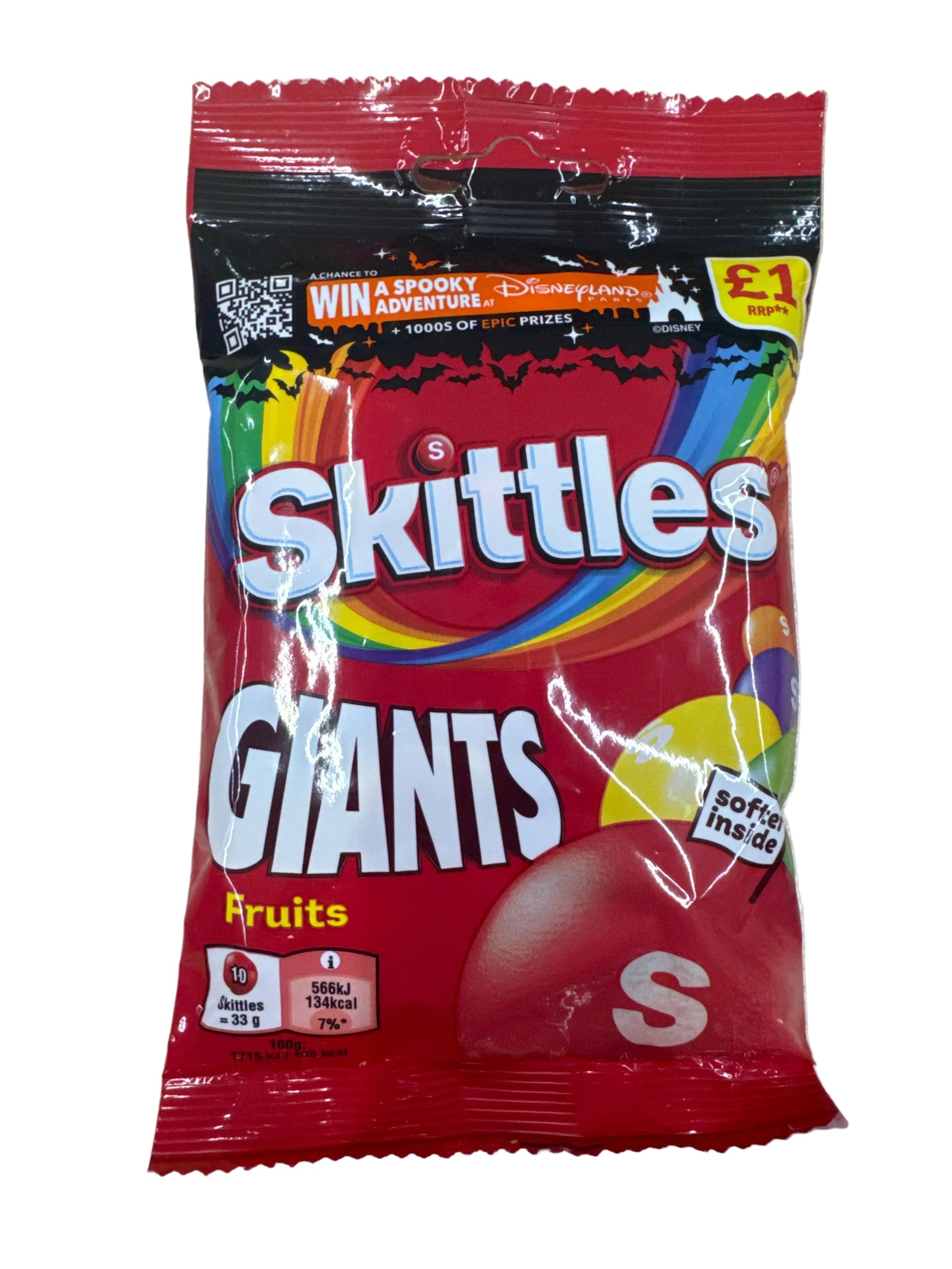 Skittles Giant  Fruits Pouch 116g