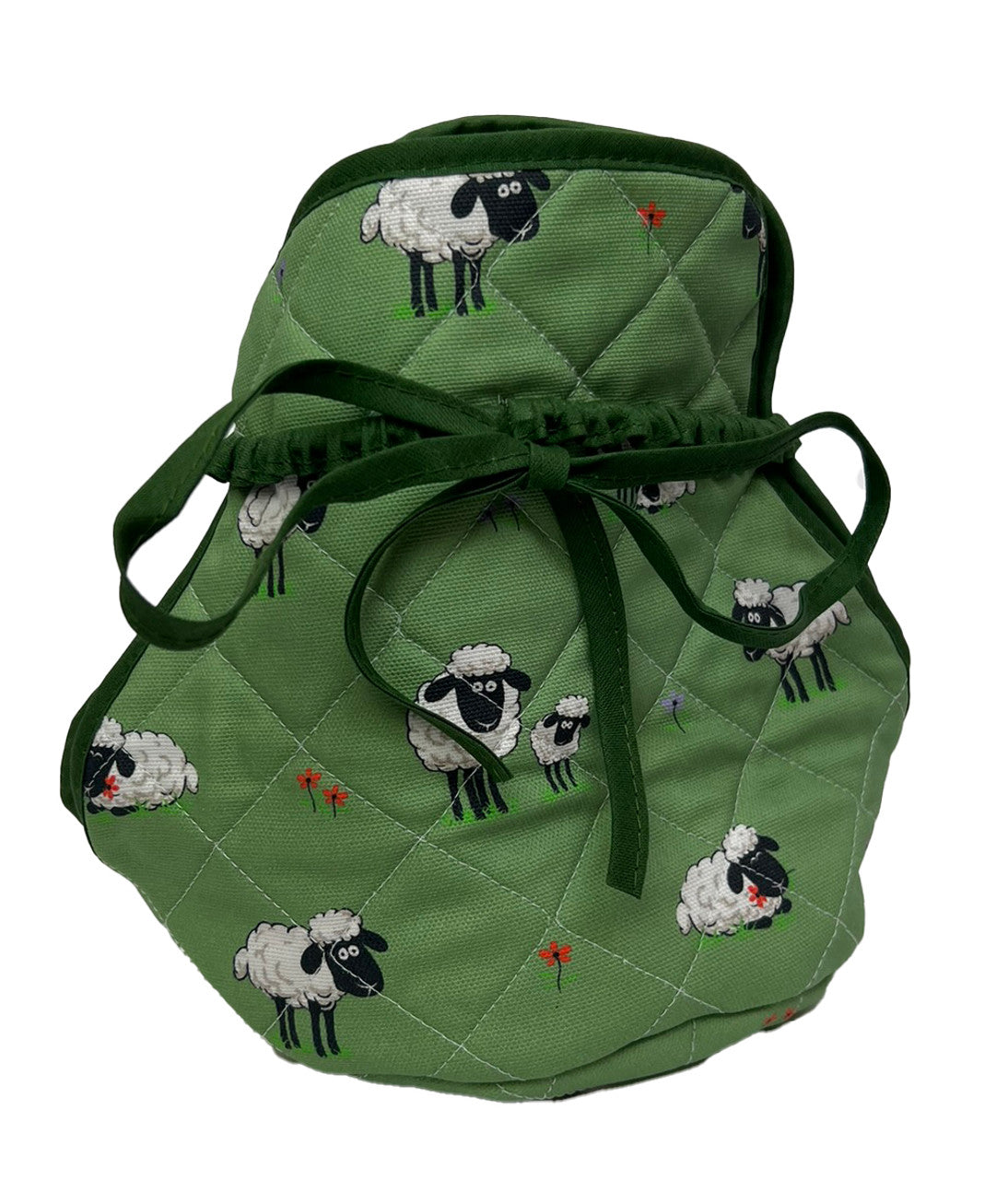 Fluffy Flock Muff Cozy - Shamrock Green