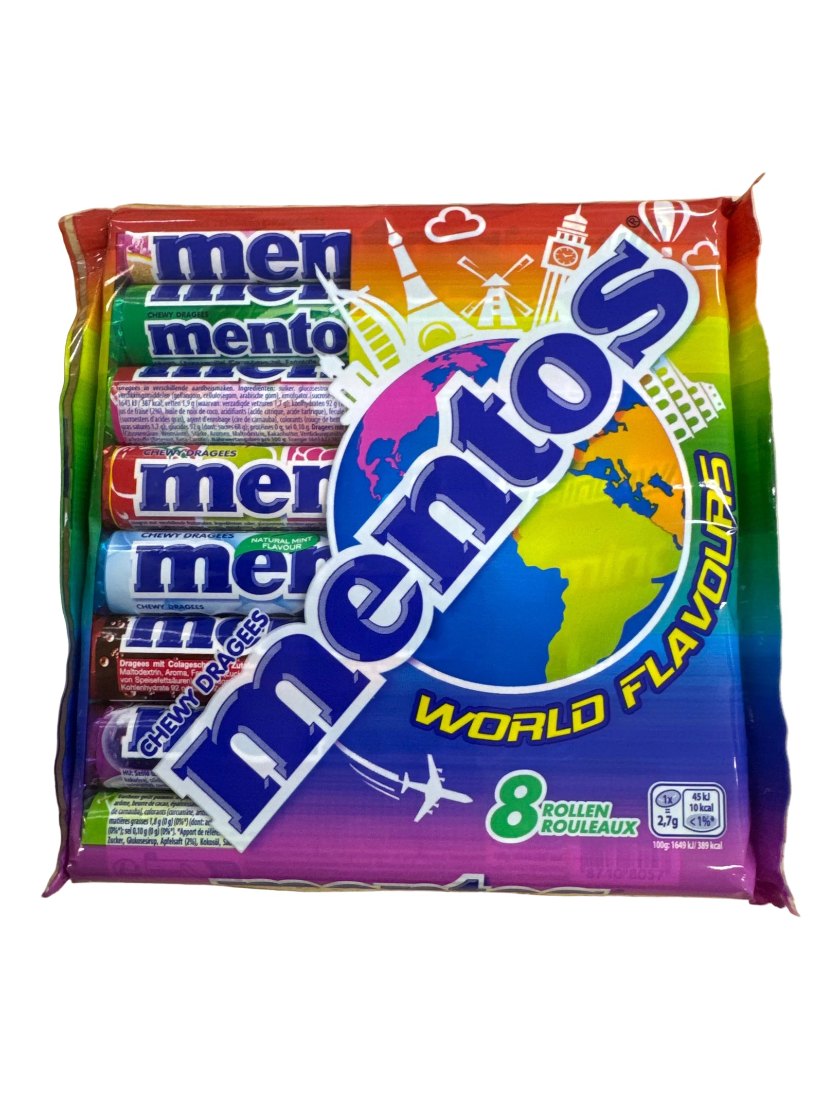 Mentos World Flavours 8 Pack