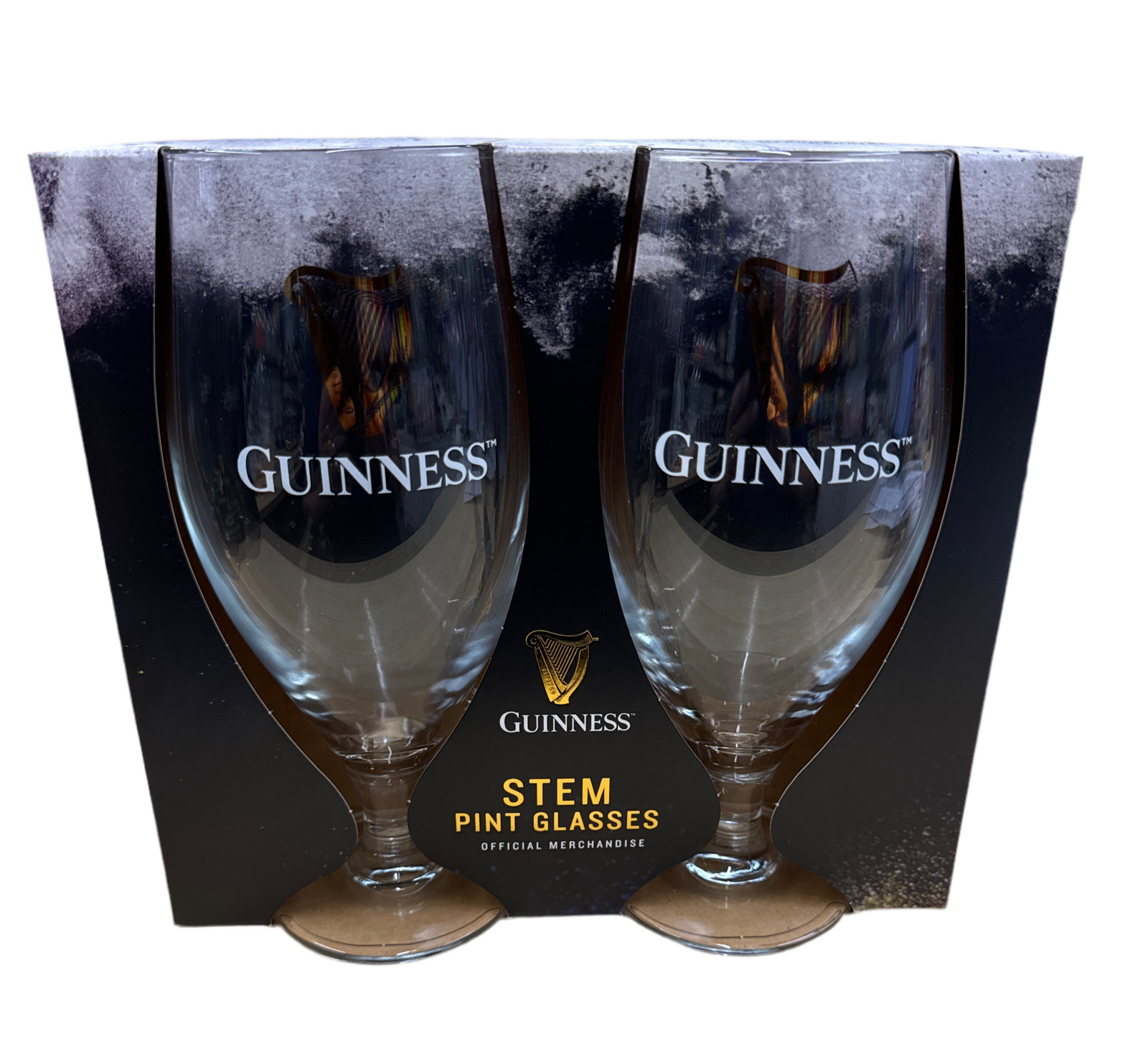 GUINNESS - STEM PINT GLASS SET (2-PACK)
