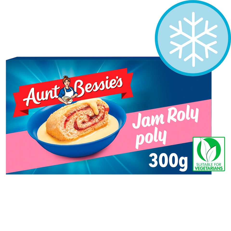 Aunt Bessie's Jam Roly Poly 300g FROZEN