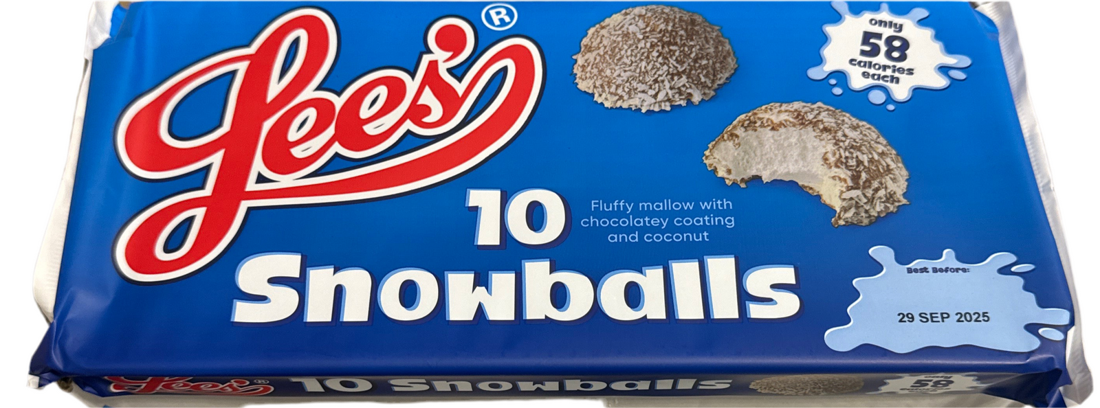 Lees Snowballs 10 Pack 130g