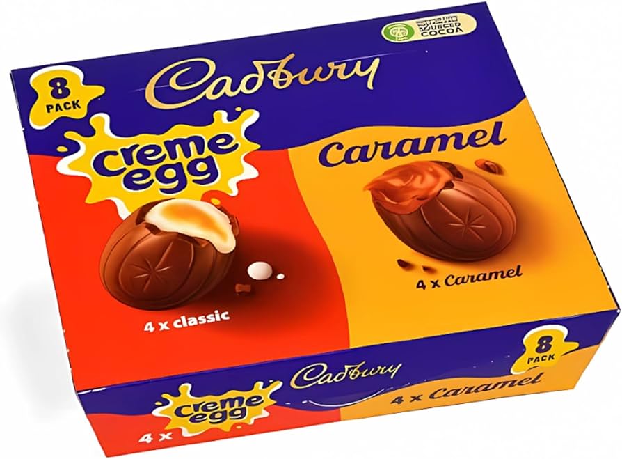 Cadbury Mixed Creme Eggs & Caramel 8 Pack