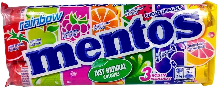 Mentos Rainbow 3 Pack