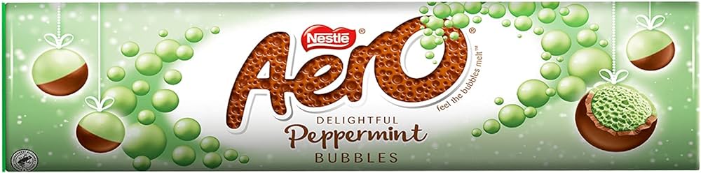 (Clearance low date February 2024 Aero Bubbles Peppermint Giant Tube 70g