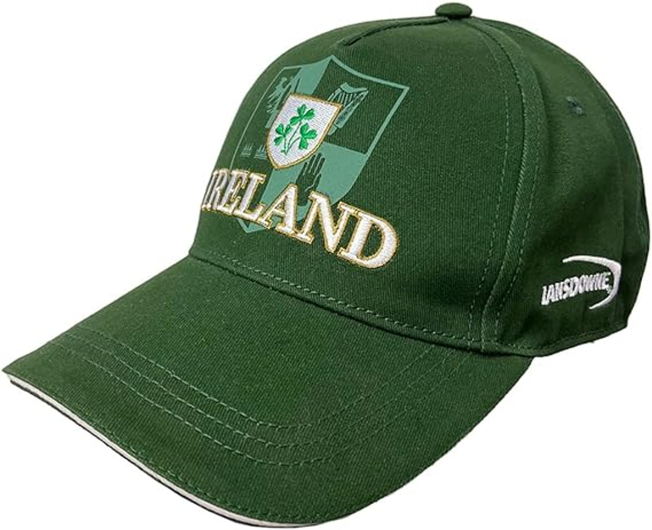 Bottle Green Ireland Cap - 3 Shamrocks & 4 Provinces