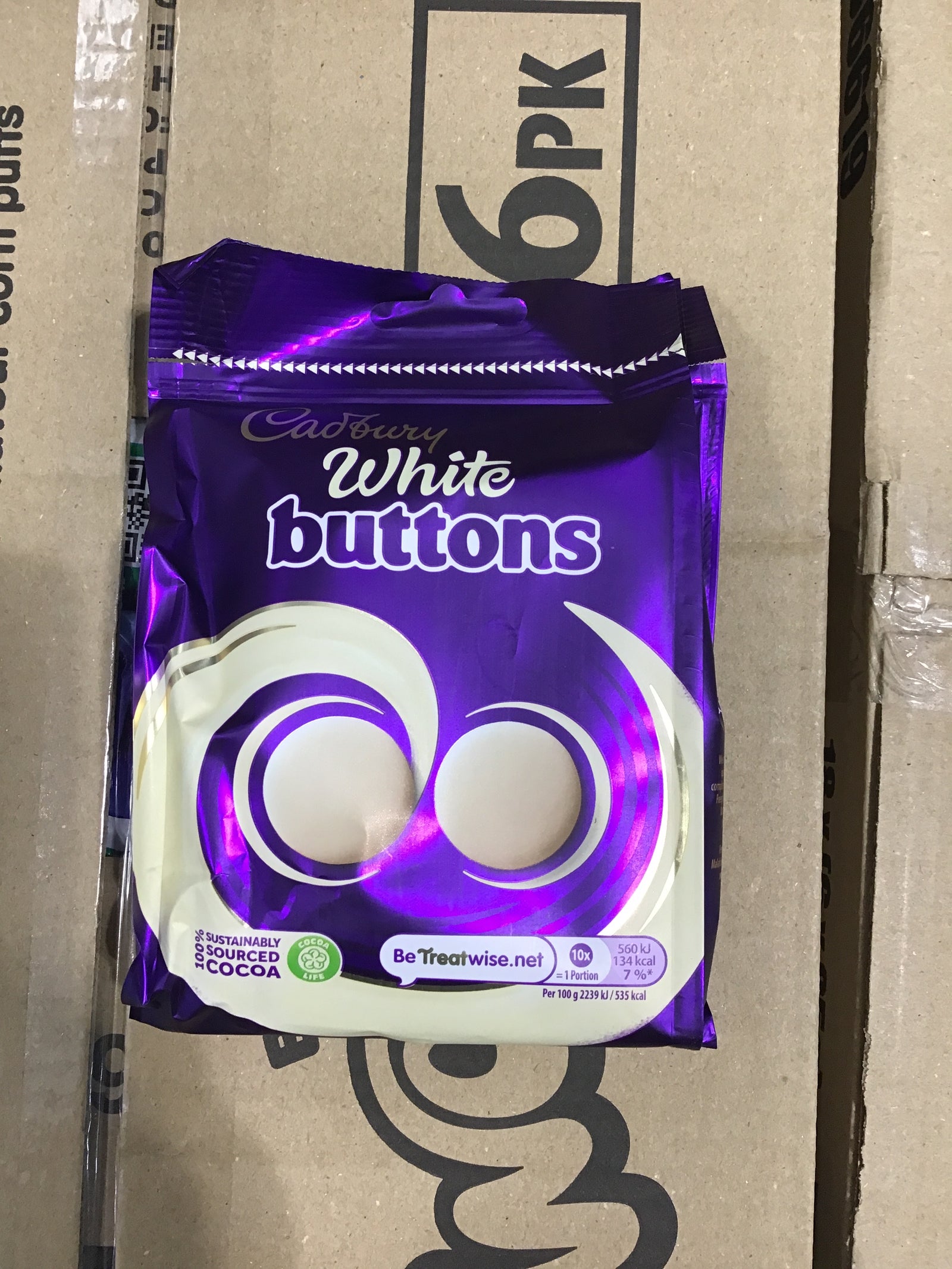 Cadbury White Buttons 100g