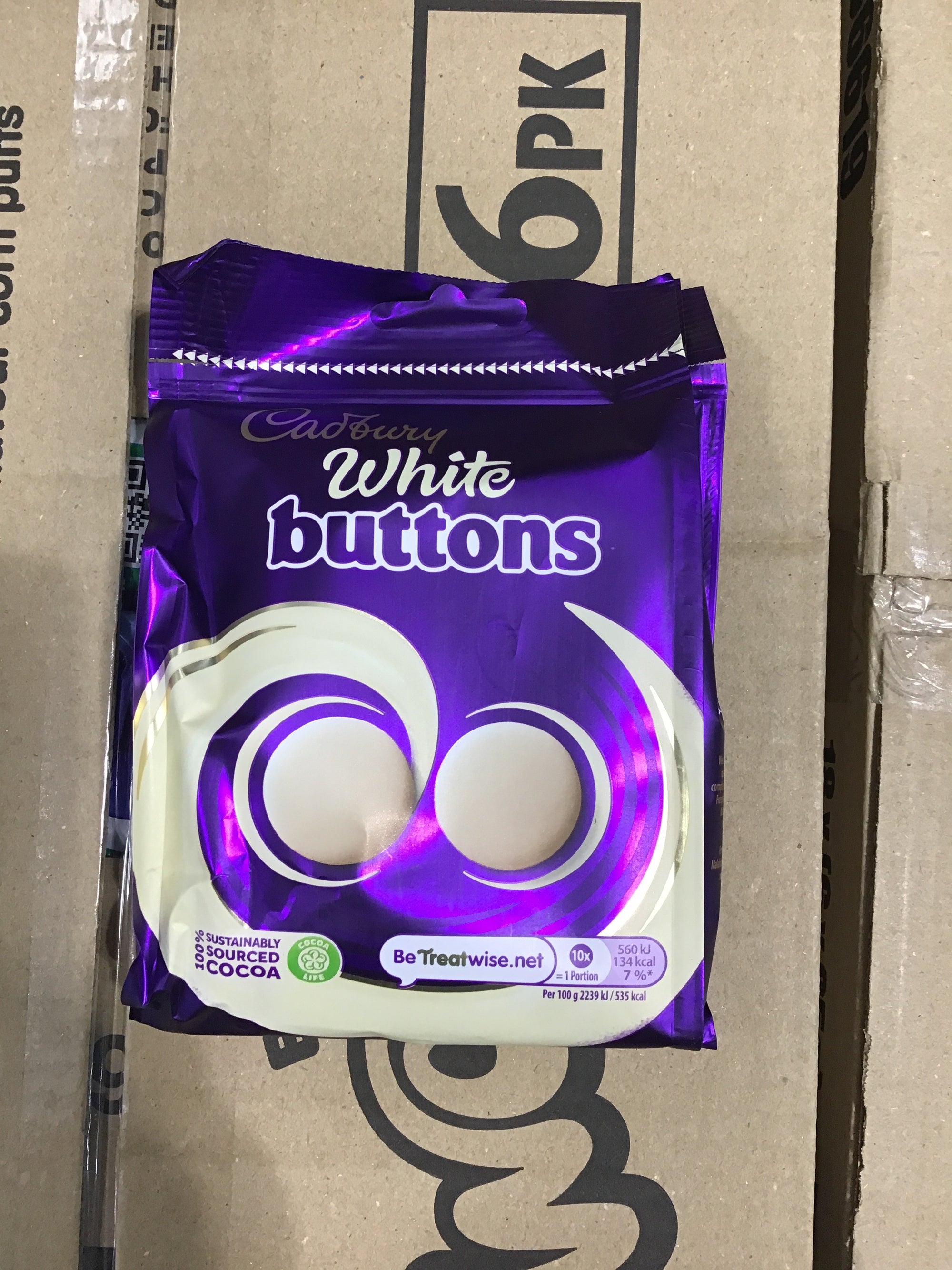 Cadbury White Buttons 110g