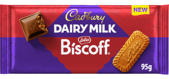 Cadbury Dairy Milk Lotus Biscoff 95g