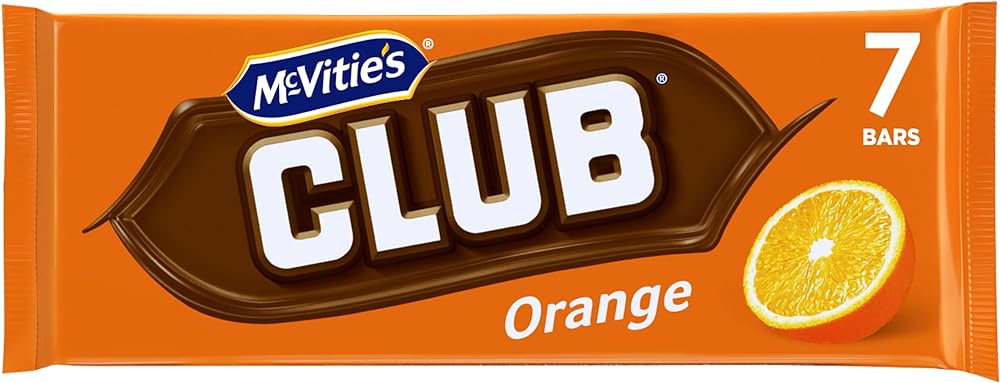 MCVITIE'S CLUB ORANGE 7 PACK