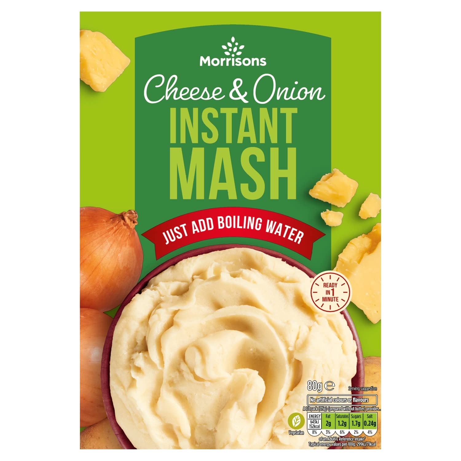 Morrisons Instant Mash Cheese And Onion