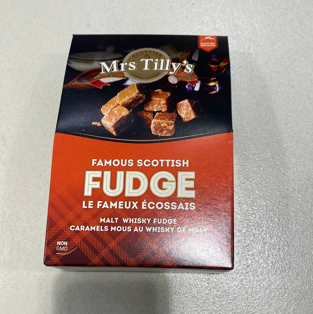 Mrs Tillys Malt Whisky Fudge