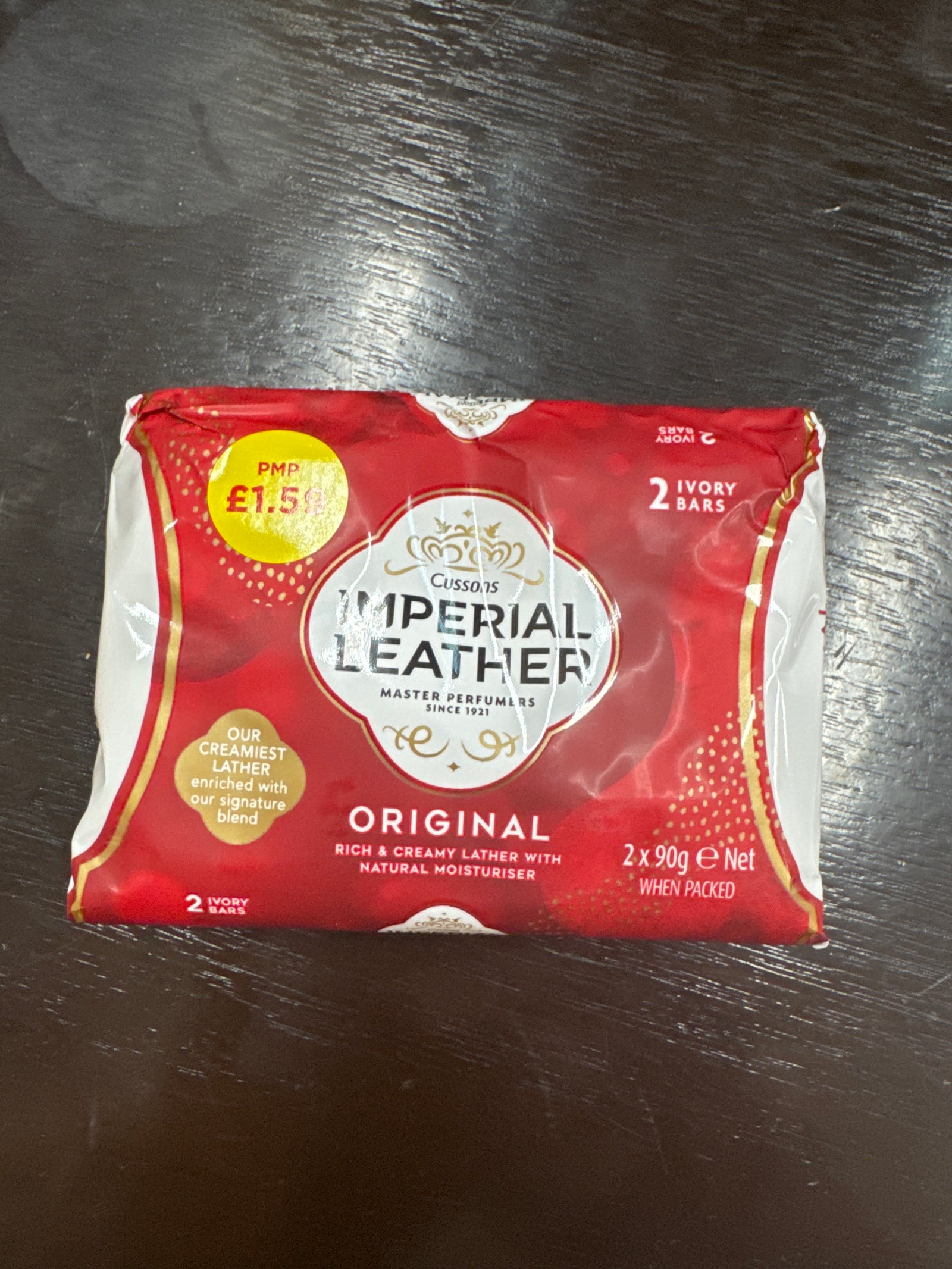 IMPERIAL LEATHER ORIGINAL SOAP 2 pack
