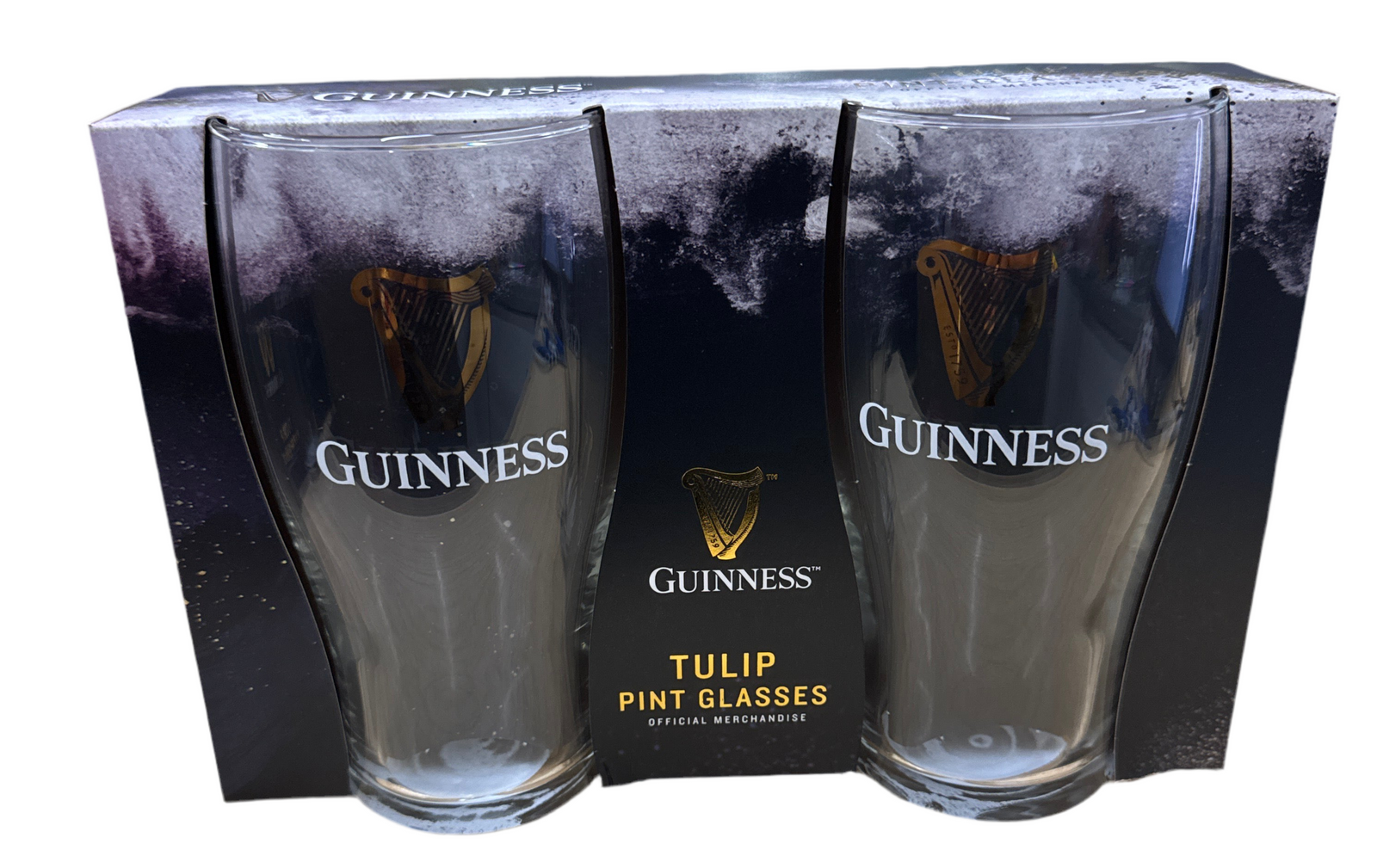 GUINNESS - TULIP PINT GLASS SET (2-PACK)