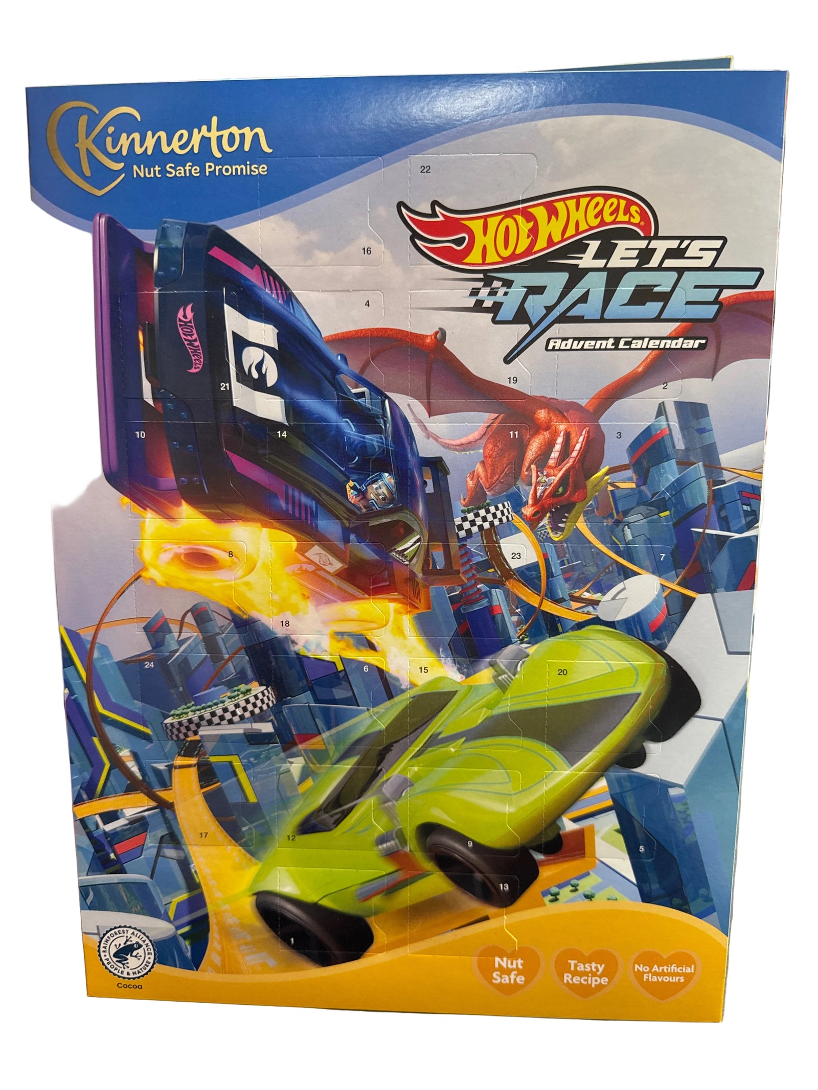 Kinnerton Hot Wheels Advent Calendar 40g