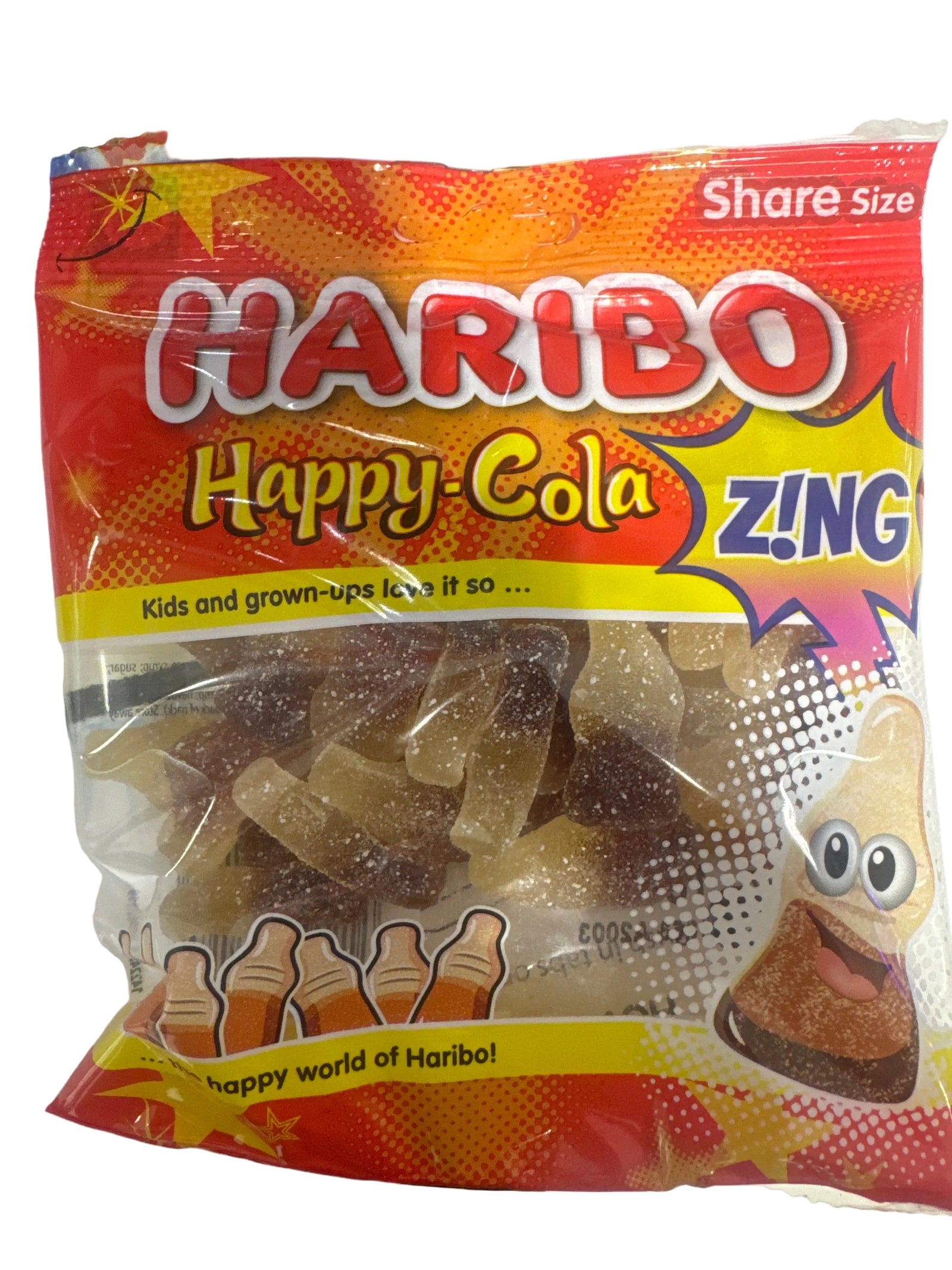 Haribo Happy Cola Bottles Zing 160g