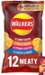 Walkers Meaty Variety Pack Crisps 12 pack