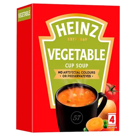 Heinz Vegetable Cup a Soup 4 Pack clearance low date January 2025
