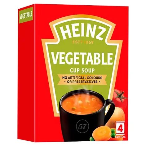 Heinz Vegetable Cup a Soup 4 Pack