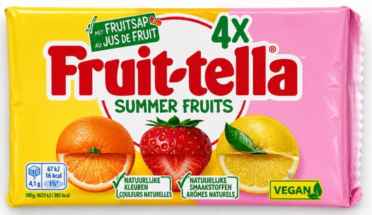 Fruitella Summer Fruits 4 Pack