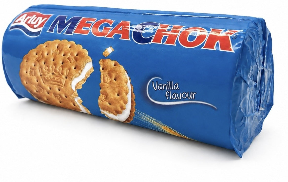 Arluy Mega Chok Vanilla cookies 180g (Dutch)