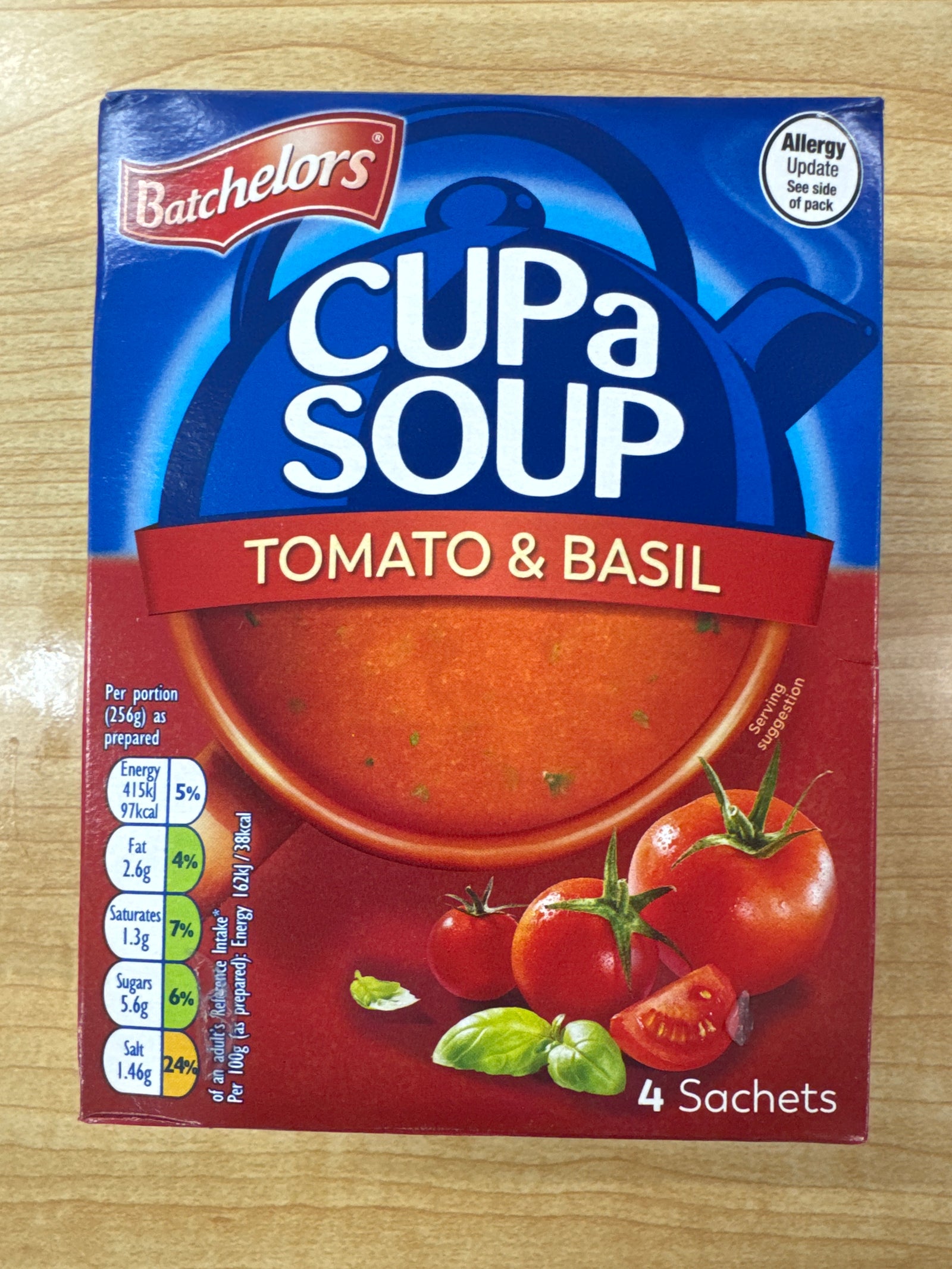Batchelors Cup a Soup Tomato & Basil