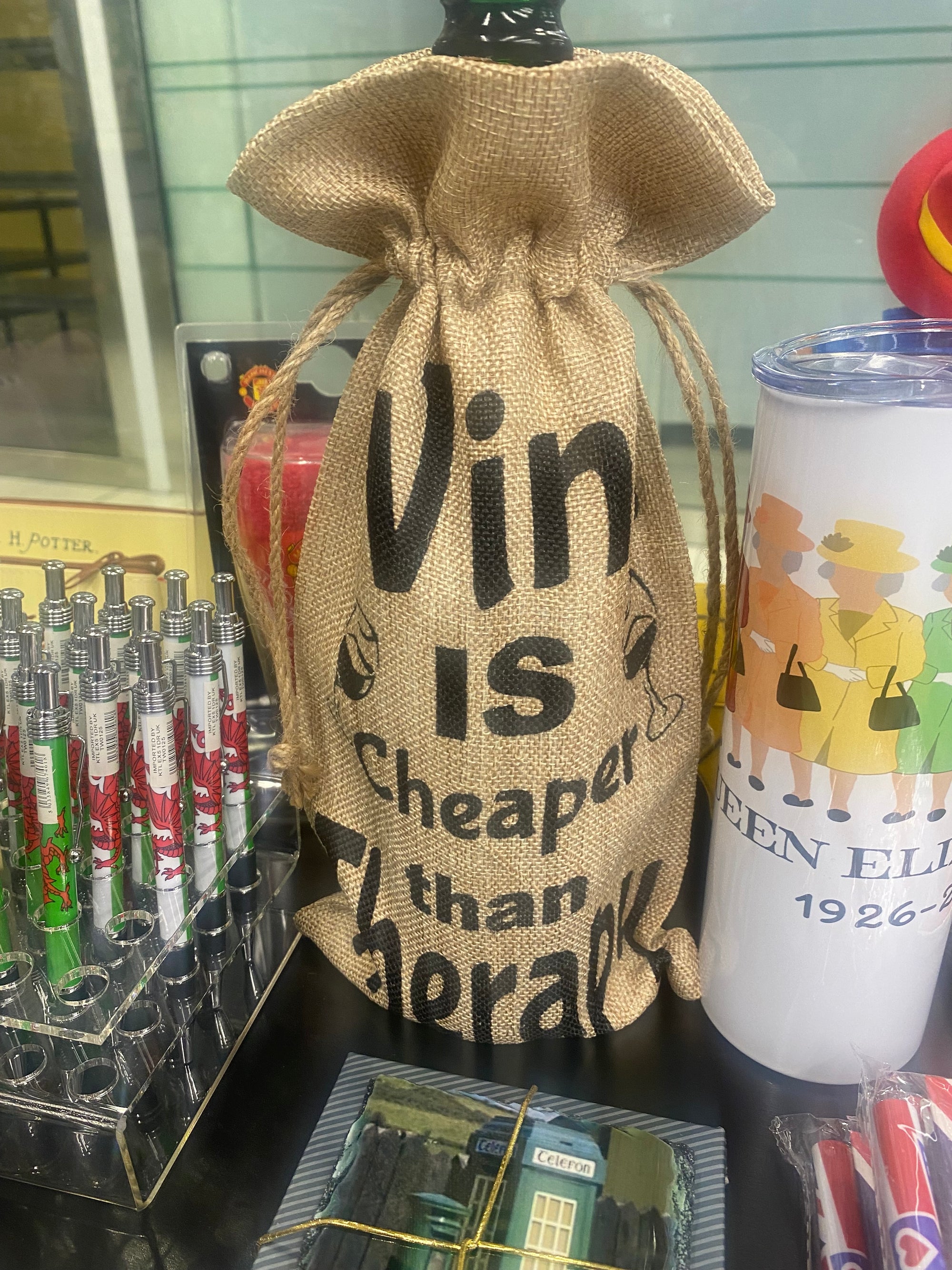 Wine Bag - Burlap