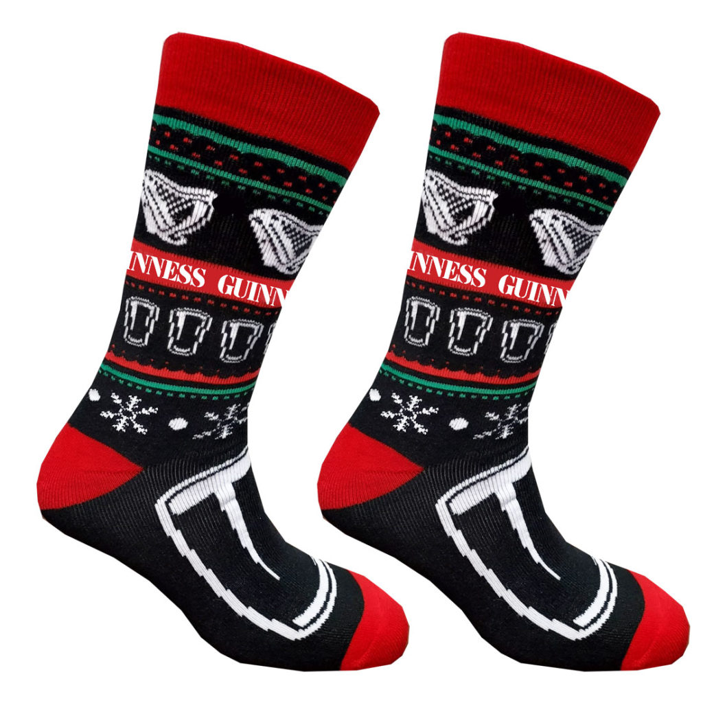GUINNESS – Christmas Pint Socks one size