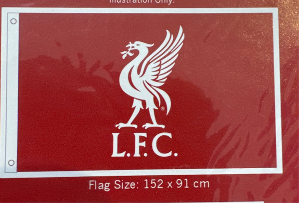 LIVERPOOL CREST FLAG - Little taste of home
