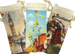 Wine Bag - White Canvas