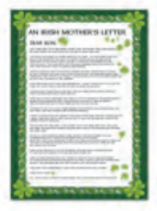 A Mothers Letter Tea Towel